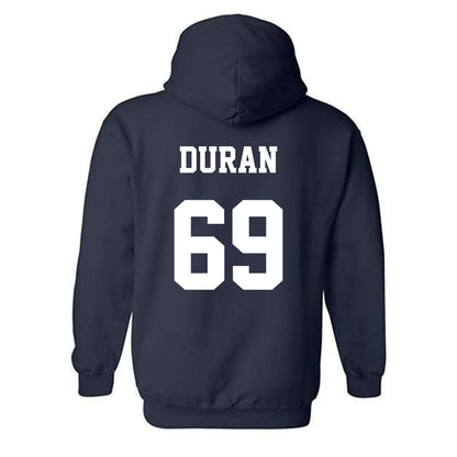 Monmouth - NCAA Football : Josh Duran - Classic Shersey Hooded Sweatshirt-1