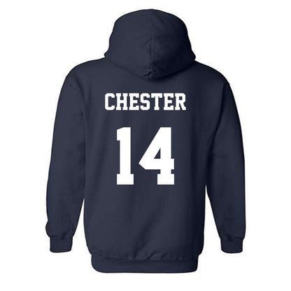 Monmouth - NCAA Men's Lacrosse : Riley Chester - Classic Shersey Hooded Sweatshirt-1