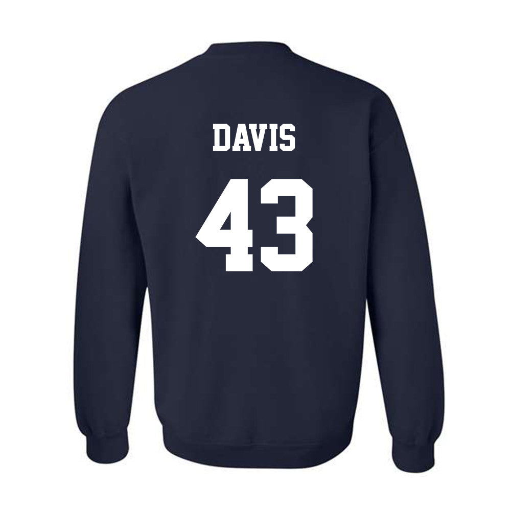 Monmouth - NCAA Football : Jake Davis - Classic Shersey Crewneck Sweatshirt-1