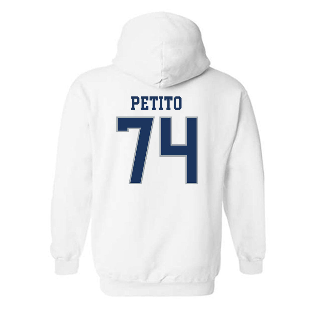 Monmouth - NCAA Football : Michael Petito - Classic Fashion Shersey Hooded Sweatshirt