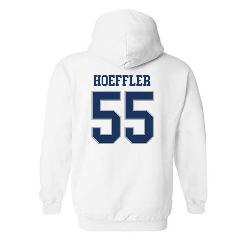 Monmouth - NCAA Football : Justin Hoeffler - Classic Fashion Shersey Hooded Sweatshirt-1