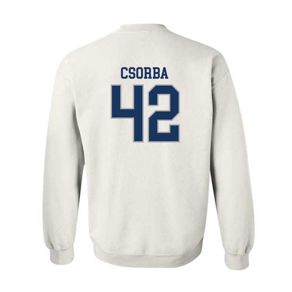 Monmouth - NCAA Men's Lacrosse : James Csorba - Classic Fashion Shersey Crewneck Sweatshirt-1