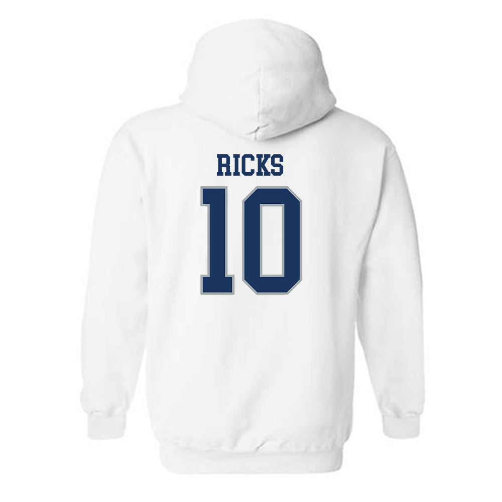 Monmouth - NCAA Women's Field Hockey : Elisabeth Ricks - Classic Fashion Shersey Hooded Sweatshirt-1
