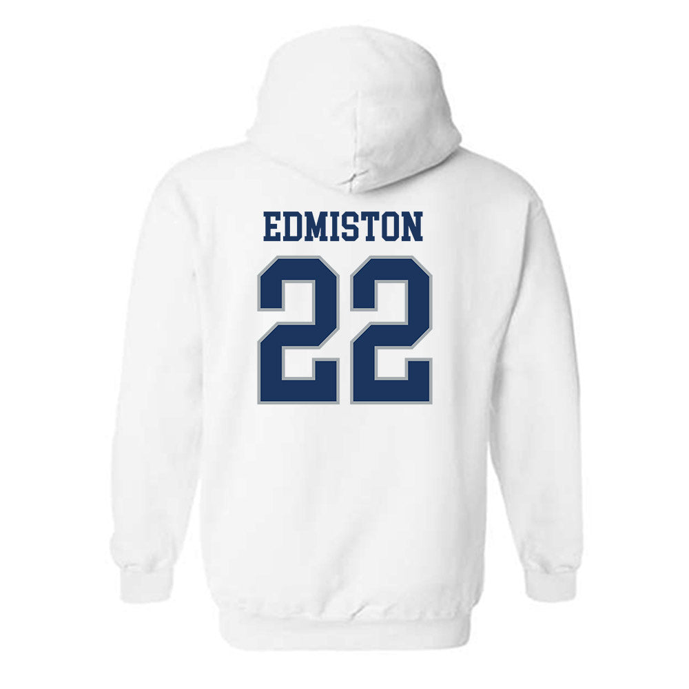 Monmouth - NCAA Men's Lacrosse : Miles Edmiston - Classic Fashion Shersey Hooded Sweatshirt-1