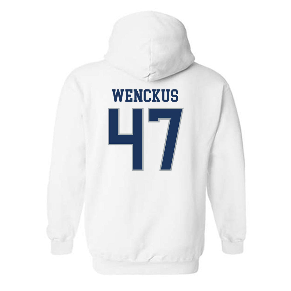 Monmouth - NCAA Baseball : Kyle Wenckus - Classic Fashion Shersey Hooded Sweatshirt-1