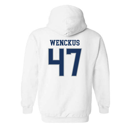 Monmouth - NCAA Baseball : Kyle Wenckus - Classic Fashion Shersey Hooded Sweatshirt-1