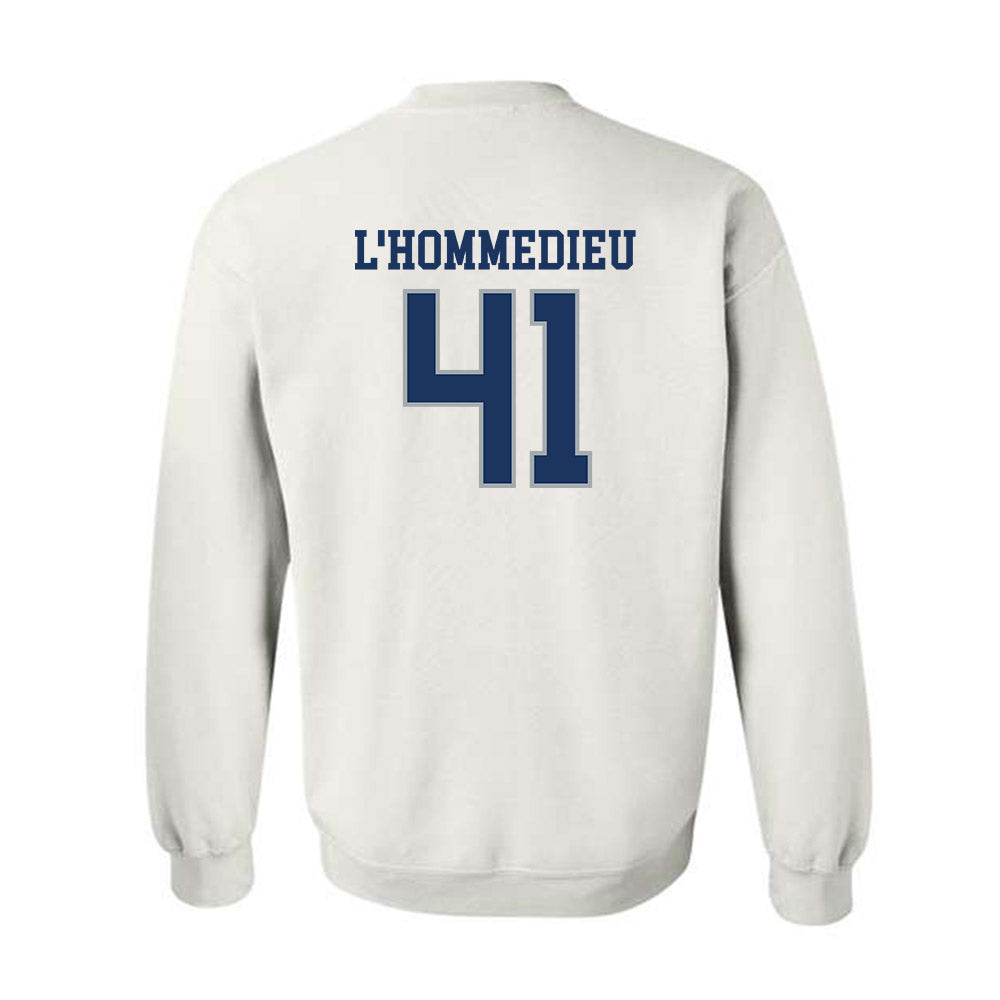 Monmouth - NCAA Men's Lacrosse : Benjamin L'Hommedieu - Classic Fashion Shersey Crewneck Sweatshirt-1