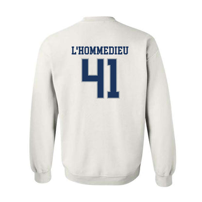 Monmouth - NCAA Men's Lacrosse : Benjamin L'Hommedieu - Classic Fashion Shersey Crewneck Sweatshirt-1