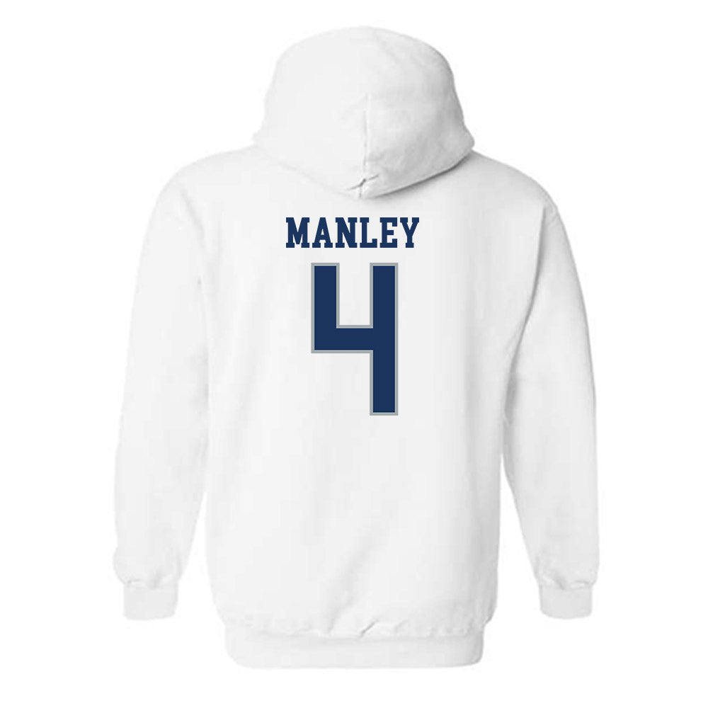 Monmouth - NCAA Women's Soccer : Emma Manley - Classic Fashion Shersey Hooded Sweatshirt-1