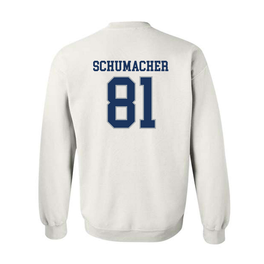 Monmouth - NCAA Football : Mike Schumacher - Classic Fashion Shersey Crewneck Sweatshirt-1