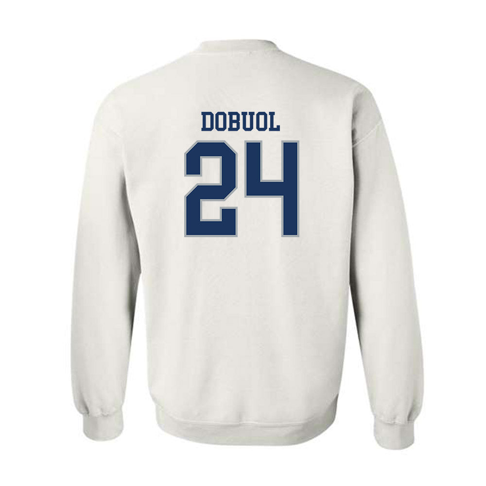 Monmouth - NCAA Men's Basketball : Jinup Dobuol - Classic Fashion Shersey Crewneck Sweatshirt-1