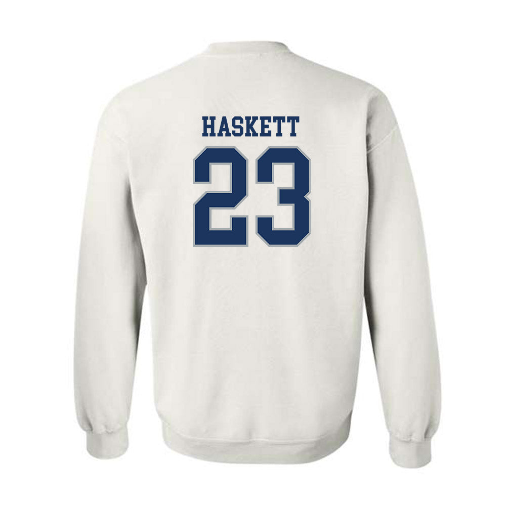 Monmouth - NCAA Football : Amir Haskett - Classic Fashion Shersey Crewneck Sweatshirt-1