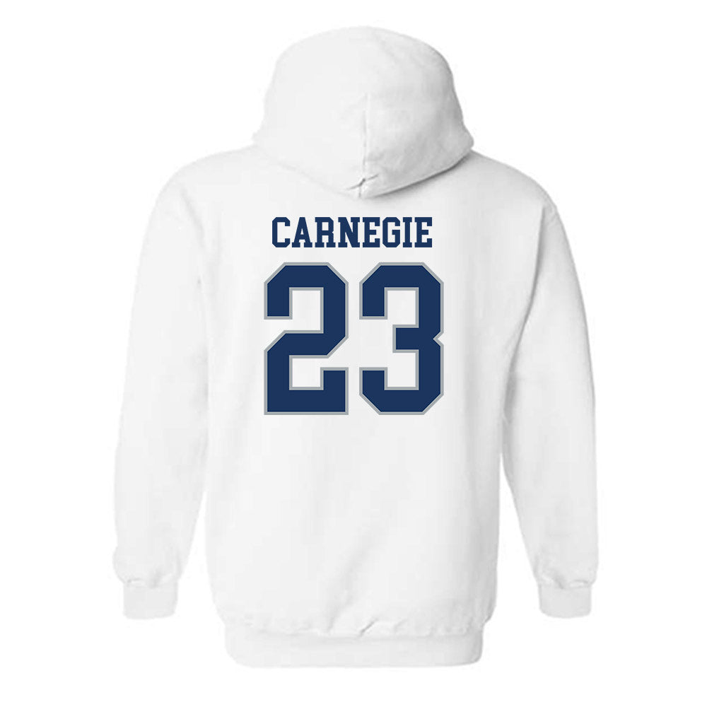 Monmouth - NCAA Women's Basketball : Lexi Carnegie - Classic Fashion Shersey Hooded Sweatshirt-1