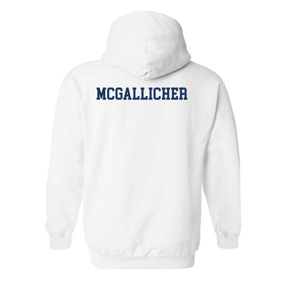 Monmouth - NCAA Men's Track & Field : Landon McGallicher - Classic Fashion Shersey Hooded Sweatshirt