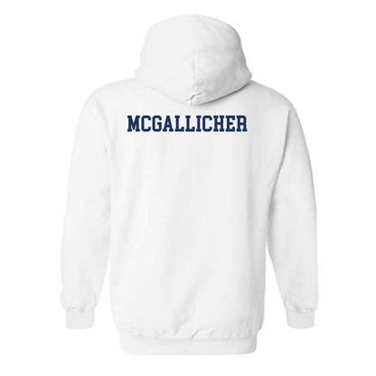 Monmouth - NCAA Men's Track & Field : Landon McGallicher - Classic Fashion Shersey Hooded Sweatshirt
