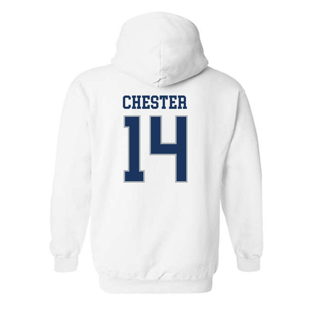 Monmouth - NCAA Men's Lacrosse : Riley Chester - Classic Fashion Shersey Hooded Sweatshirt-1