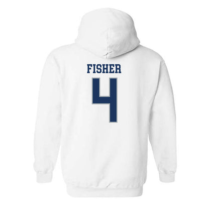 Monmouth - NCAA Men's Lacrosse : Ethan Fisher - Classic Fashion Shersey Hooded Sweatshirt-1
