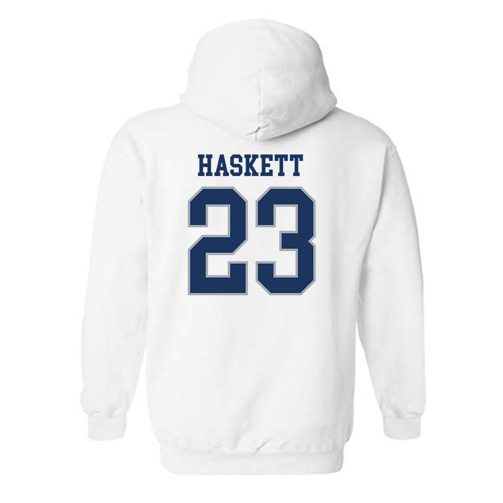 Monmouth - NCAA Football : Amir Haskett - Classic Fashion Shersey Hooded Sweatshirt-1