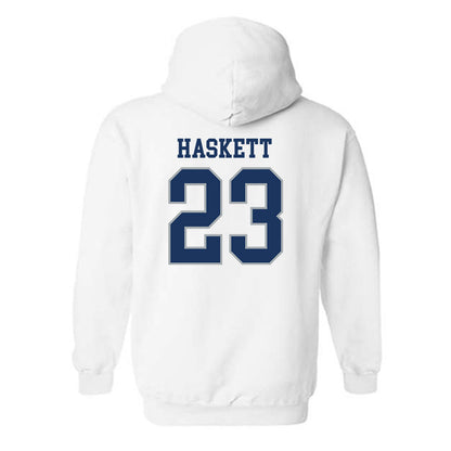 Monmouth - NCAA Football : Amir Haskett - Classic Fashion Shersey Hooded Sweatshirt-1