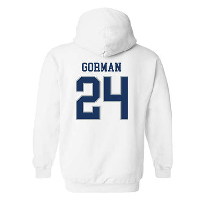 Monmouth - NCAA Men's Lacrosse : Connor Gorman - Classic Fashion Shersey Hooded Sweatshirt-1