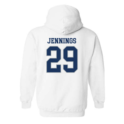 Monmouth - NCAA Football : Elijah Jennings - Classic Fashion Shersey Hooded Sweatshirt-1