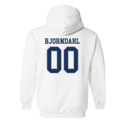 Monmouth - NCAA Women's Soccer : Ava Bjorndahl - Classic Fashion Shersey Hooded Sweatshirt-1