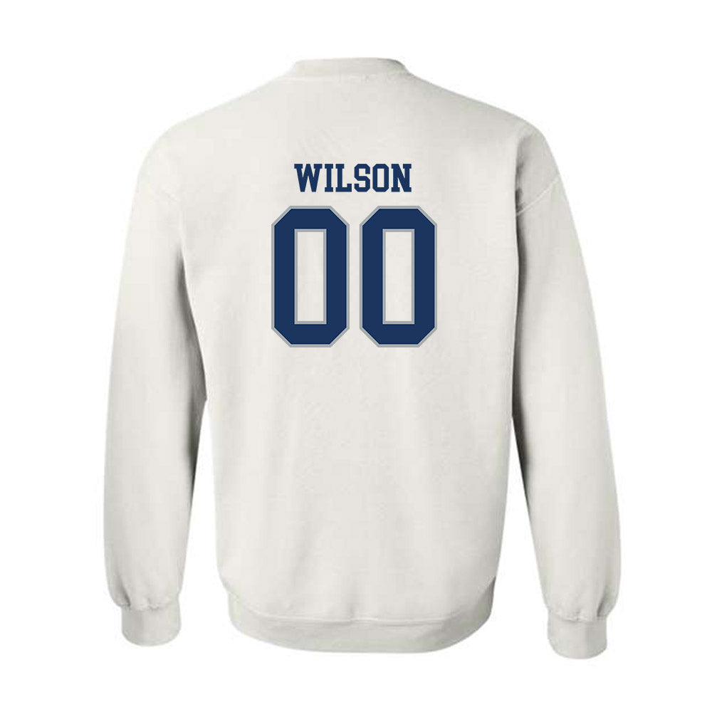 Monmouth - NCAA Football : Keisean Wilson - Classic Fashion Shersey Crewneck Sweatshirt-1