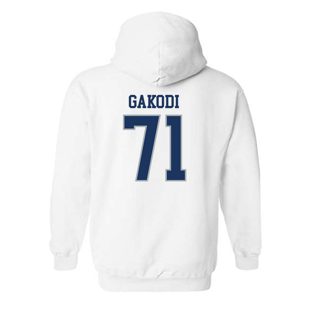 Monmouth - NCAA Football : Moses Gakodi - Classic Fashion Shersey Hooded Sweatshirt-1