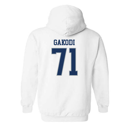 Monmouth - NCAA Football : Moses Gakodi - Classic Fashion Shersey Hooded Sweatshirt-1