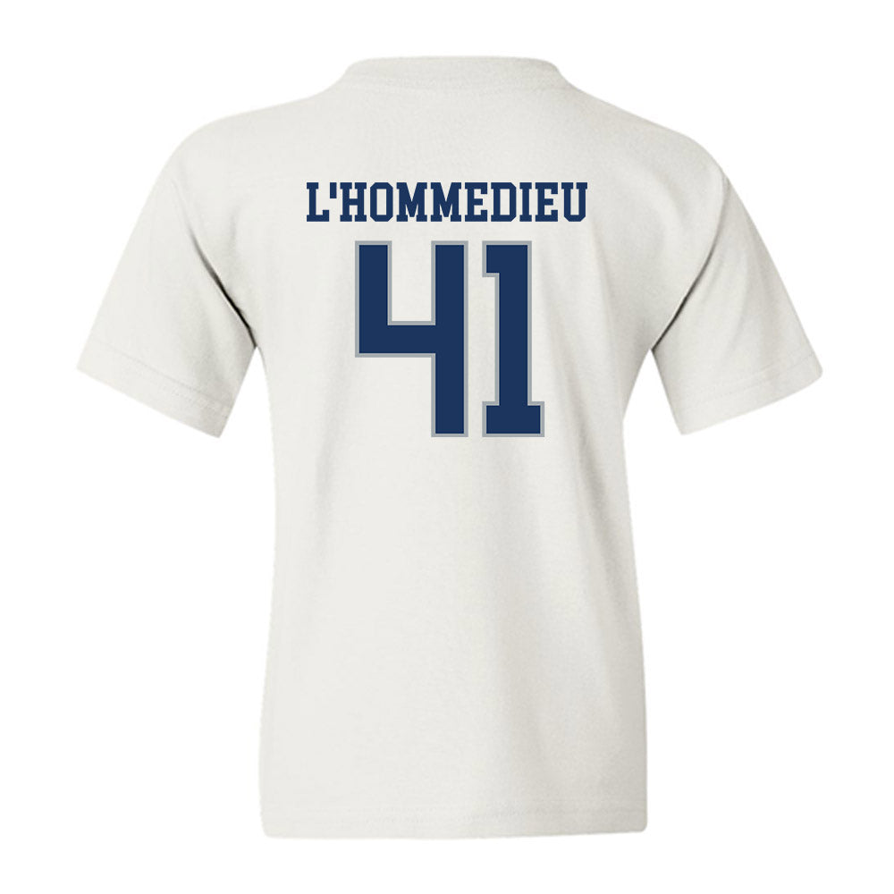 Monmouth - NCAA Men's Lacrosse : Benjamin L'Hommedieu - Classic Fashion Shersey Youth T-Shirt-1
