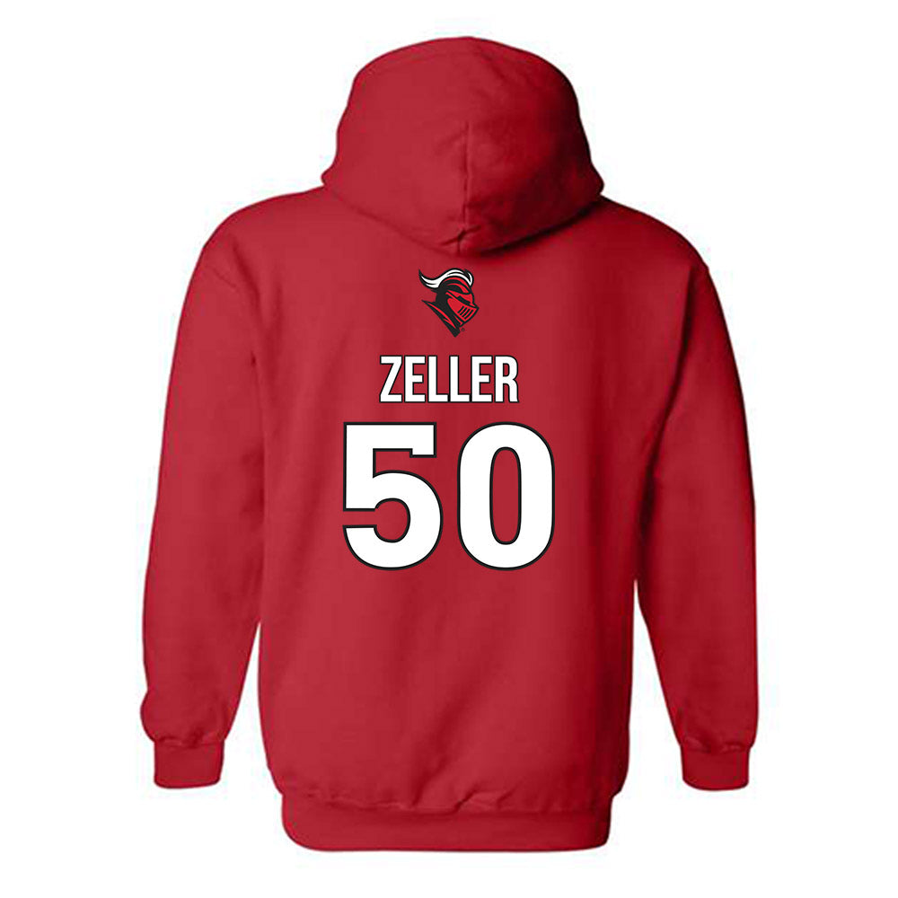 Rutgers - NCAA Men's Lacrosse : Colin Zeller - Sport Shersey Hooded Sweatshirt-1