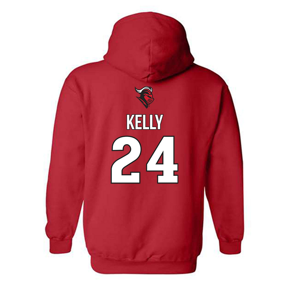 Rutgers - NCAA Men's Lacrosse : Mason Kelly - Sport Shersey Hooded Sweatshirt-1