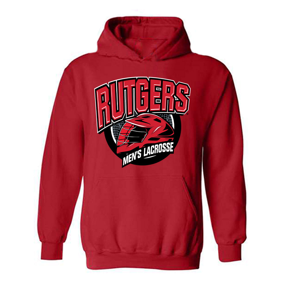 Rutgers - NCAA Men's Lacrosse : Jj Aiello - Sport Shersey Hooded Sweatshirt-0