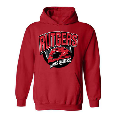 Rutgers - NCAA Men's Lacrosse : Charlie McCullough - Sport Shersey Hooded Sweatshirt-0