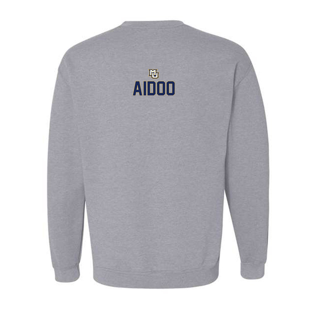 Marquette - NCAA Men's Track & Field : Ethan Aidoo - Generic Shersey Crewneck Sweatshirt-1
