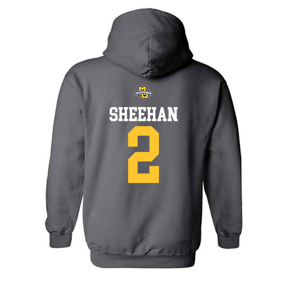 Marquette - NCAA Women's Soccer : Kaylie Sheehan - Sports Shersey Hooded Sweatshirt-1