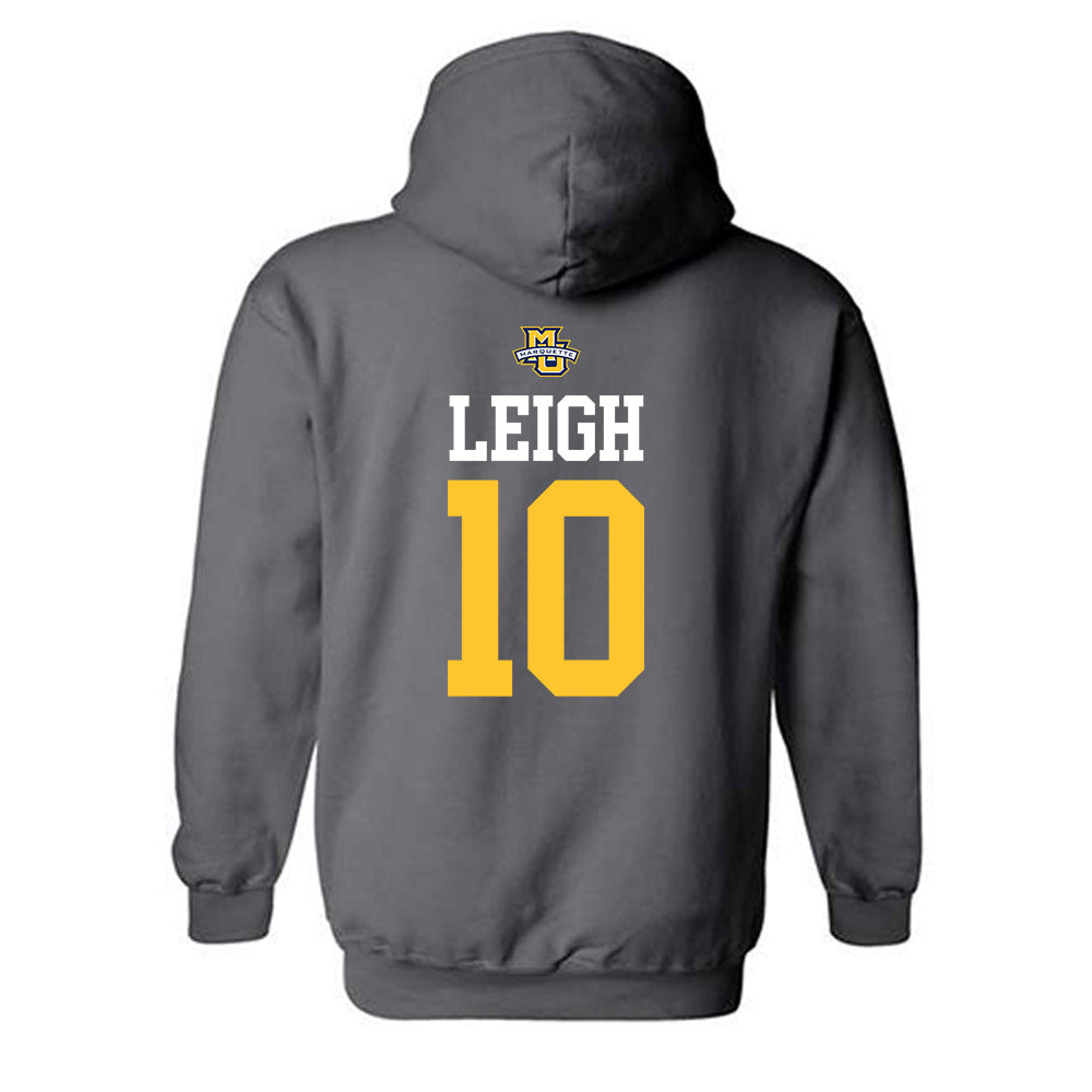 Marquette - NCAA Women's Soccer : Jocelyn Leigh - Sports Shersey Hooded Sweatshirt-1