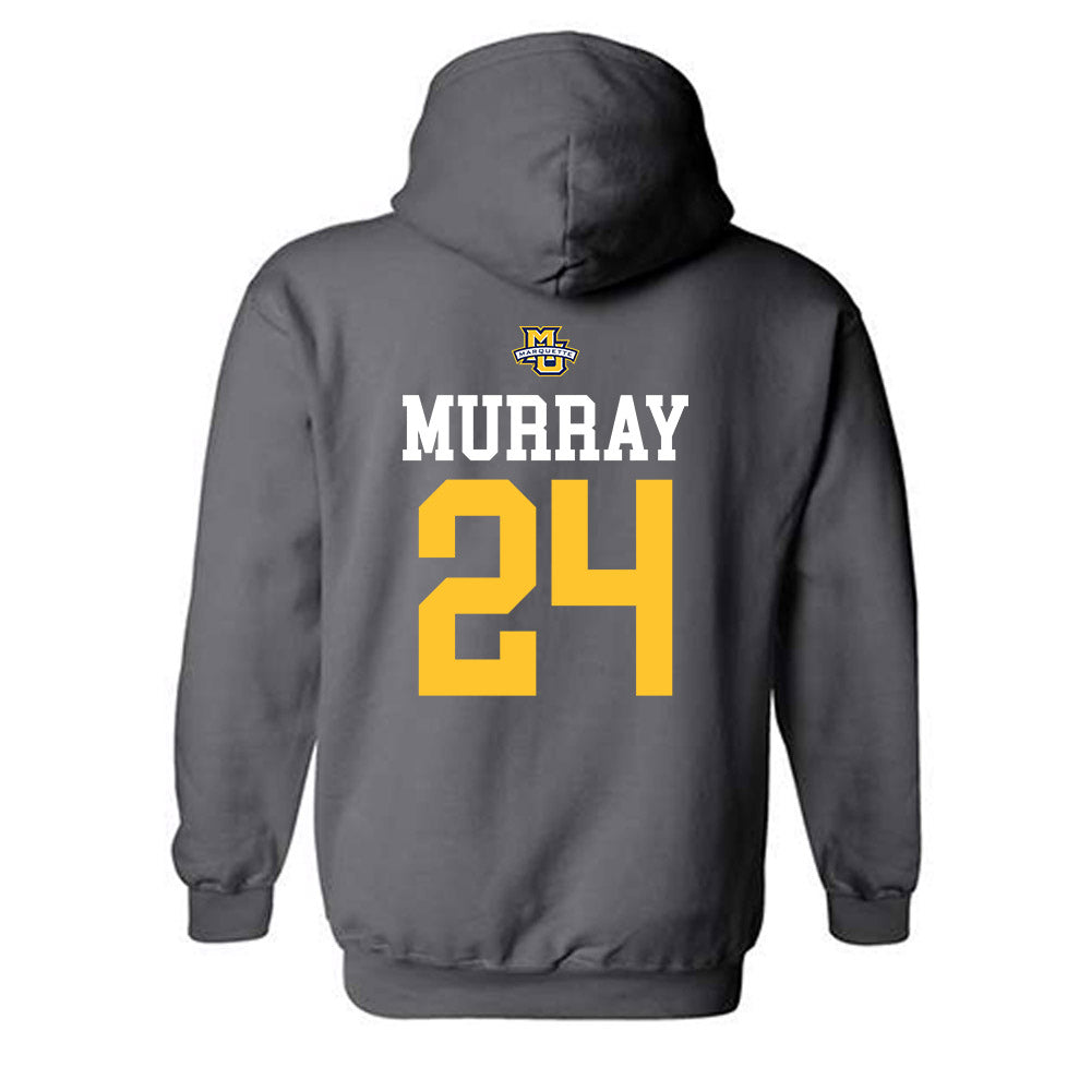 Marquette - NCAA Women's Soccer : Megan Murray - Sports Shersey Hooded Sweatshirt-1