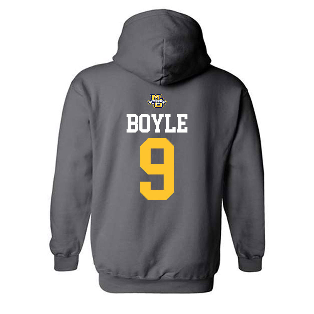 Marquette - NCAA Women's Soccer : Aislinn Boyle - Sports Shersey Hooded Sweatshirt-1