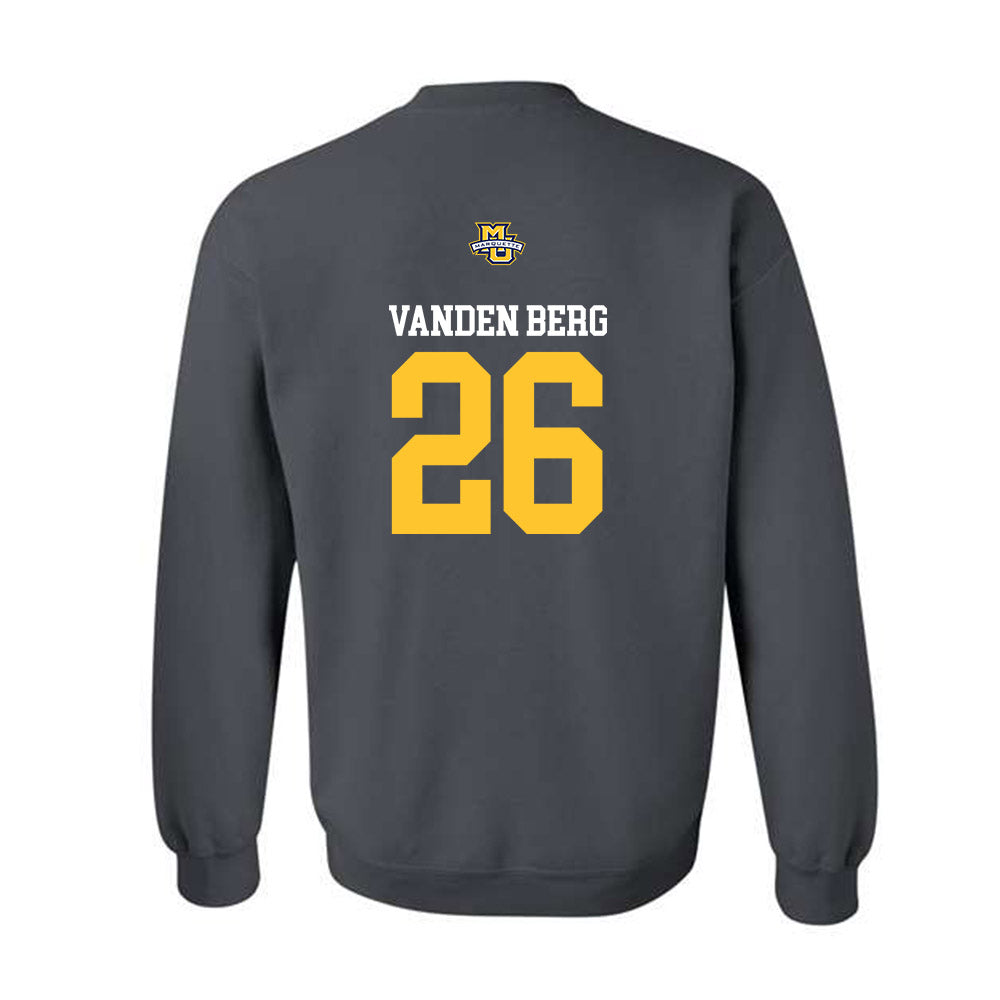 Marquette - NCAA Women's Soccer : Kate Vanden Berg - Sports Shersey Crewneck Sweatshirt-1