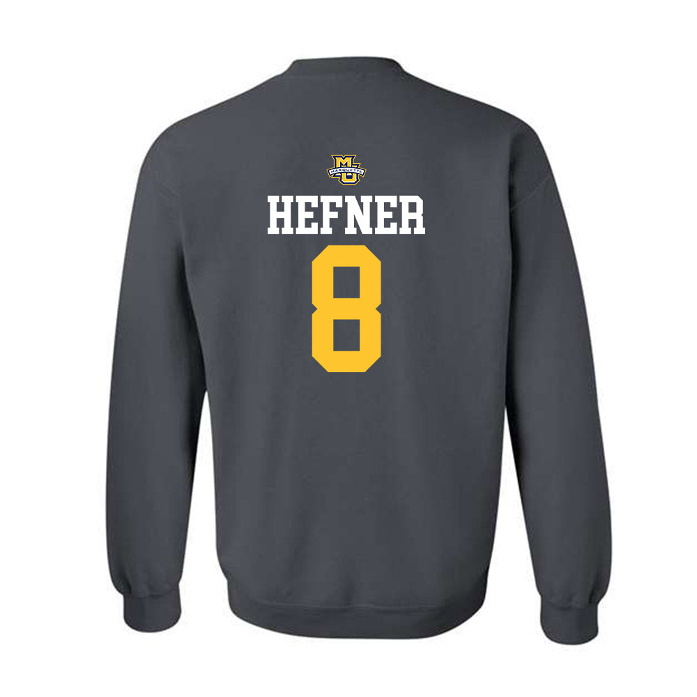 Marquette - NCAA Women's Soccer : Callie Hefner - Sports Shersey Crewneck Sweatshirt-1