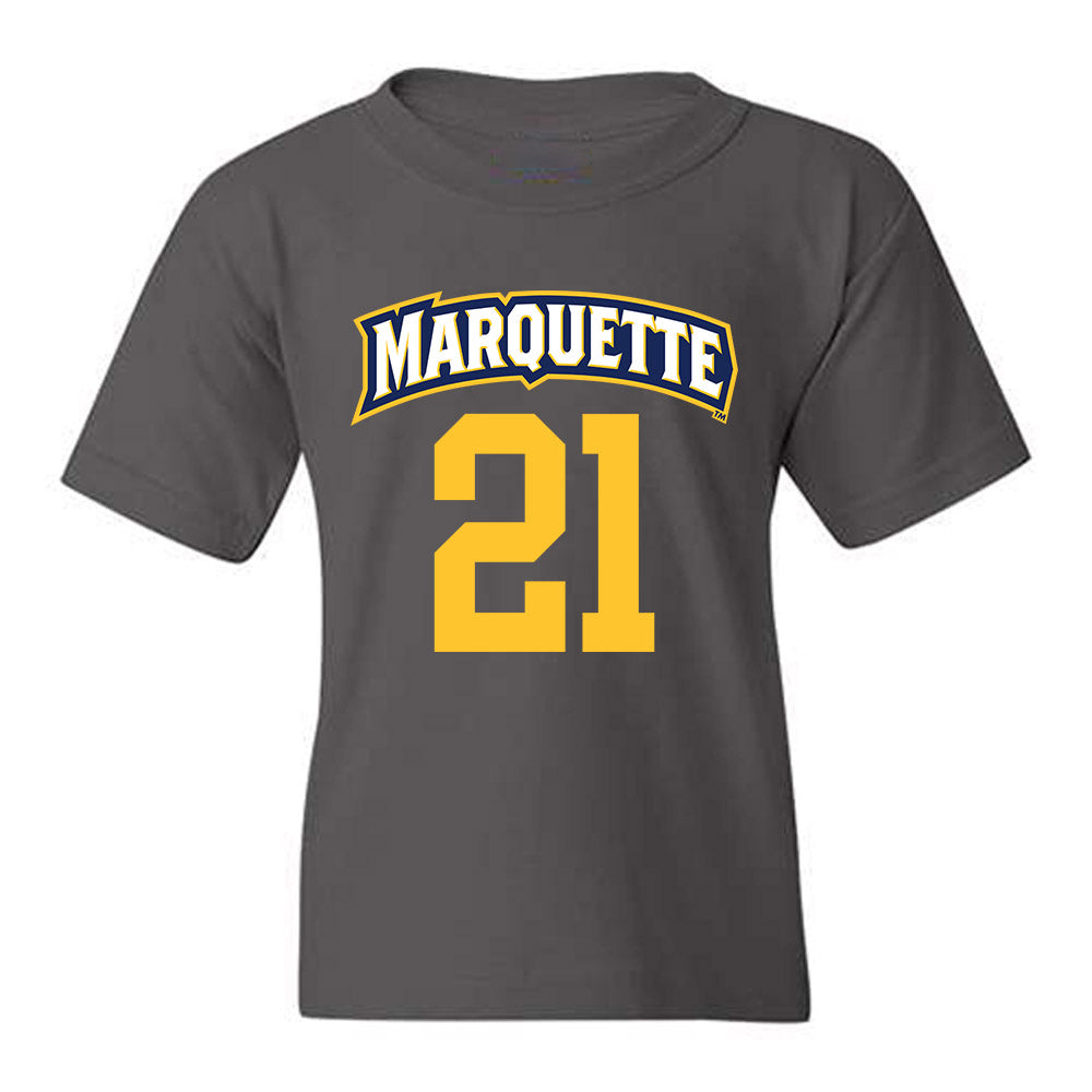 Marquette - NCAA Women's Soccer : Kiley McMinn - Sports Shersey Youth T-Shirt-0