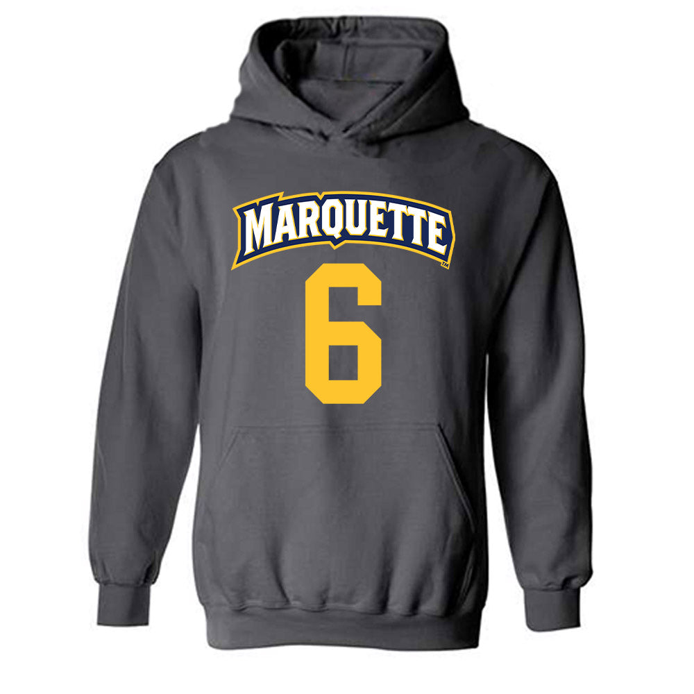Marquette - NCAA Women's Soccer : Coco dorfman Coco dorfman - Sports Shersey Hooded Sweatshirt-0