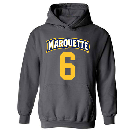 Marquette - NCAA Women's Soccer : Coco dorfman Coco dorfman - Sports Shersey Hooded Sweatshirt-0