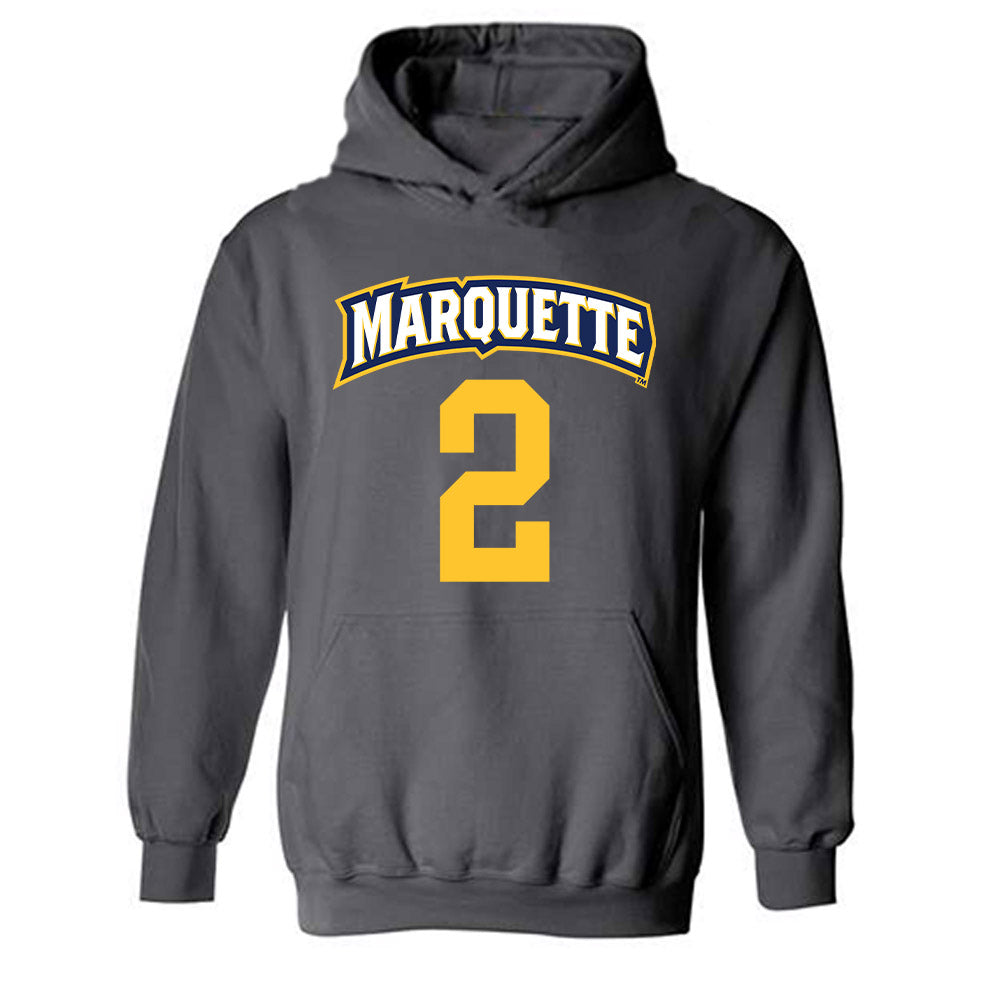 Marquette - NCAA Women's Soccer : Kaylie Sheehan - Sports Shersey Hooded Sweatshirt-0