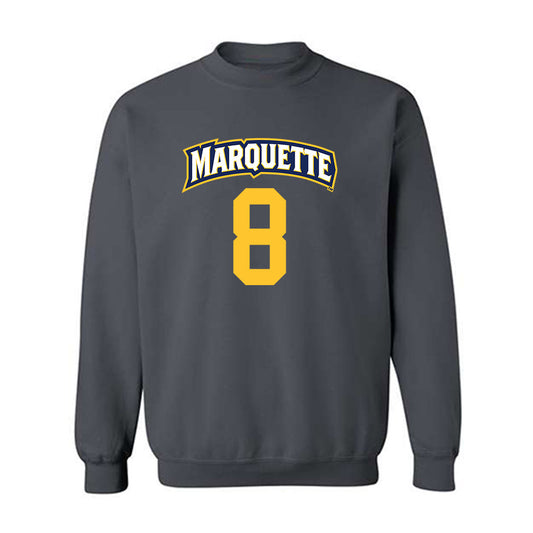 Marquette - NCAA Women's Soccer : Callie Hefner - Sports Shersey Crewneck Sweatshirt-0