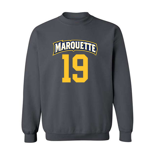 Marquette - NCAA Women's Soccer : Meg Decker - Sports Shersey Crewneck Sweatshirt-0