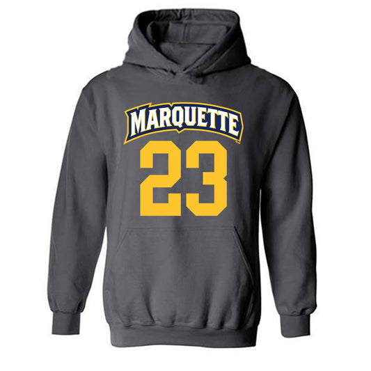 Marquette - NCAA Women's Soccer : Emlhi Fix - Sports Shersey Hooded Sweatshirt-0