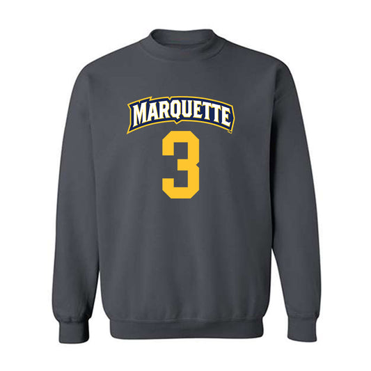 Marquette - NCAA Women's Soccer : Molly Keiper - Sports Shersey Crewneck Sweatshirt-0