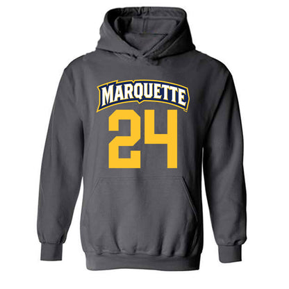 Marquette - NCAA Women's Soccer : Megan Murray - Sports Shersey Hooded Sweatshirt-0